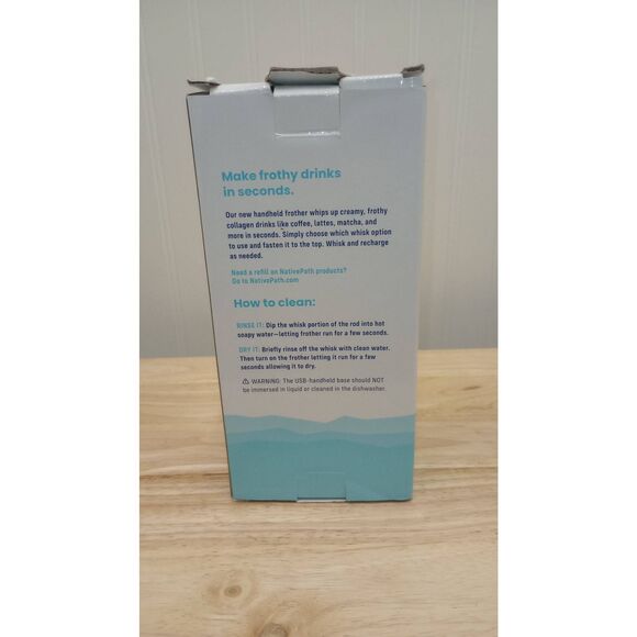 NIOB milk coffee frother and whip, in original package - Picture 4 of 5